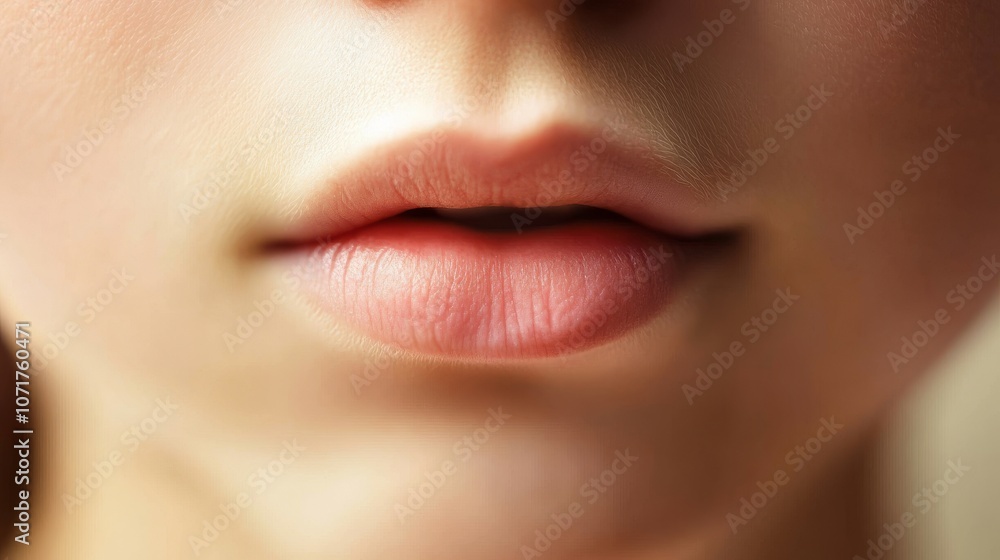 Obraz premium A close up of a woman lips.