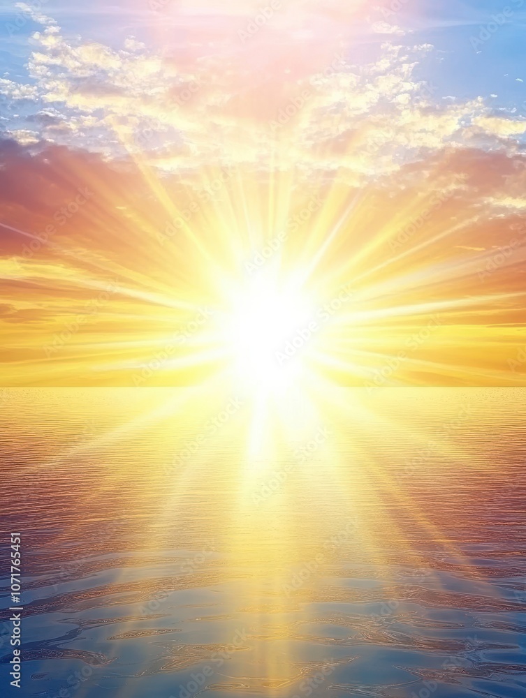 Obraz premium Sunrise over the Ocean