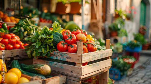 Fresh and Organic Vegetables Delivered to Your Doorstep. photo