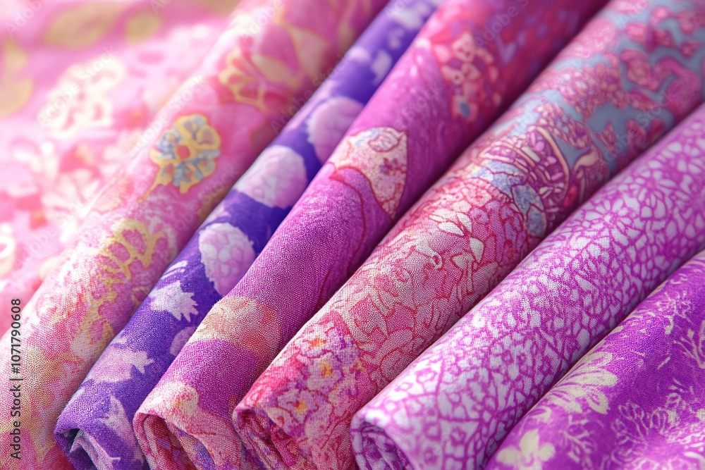 Whimsical patterns in pink and lavender. Whimsical patterns in pink and lavender.
