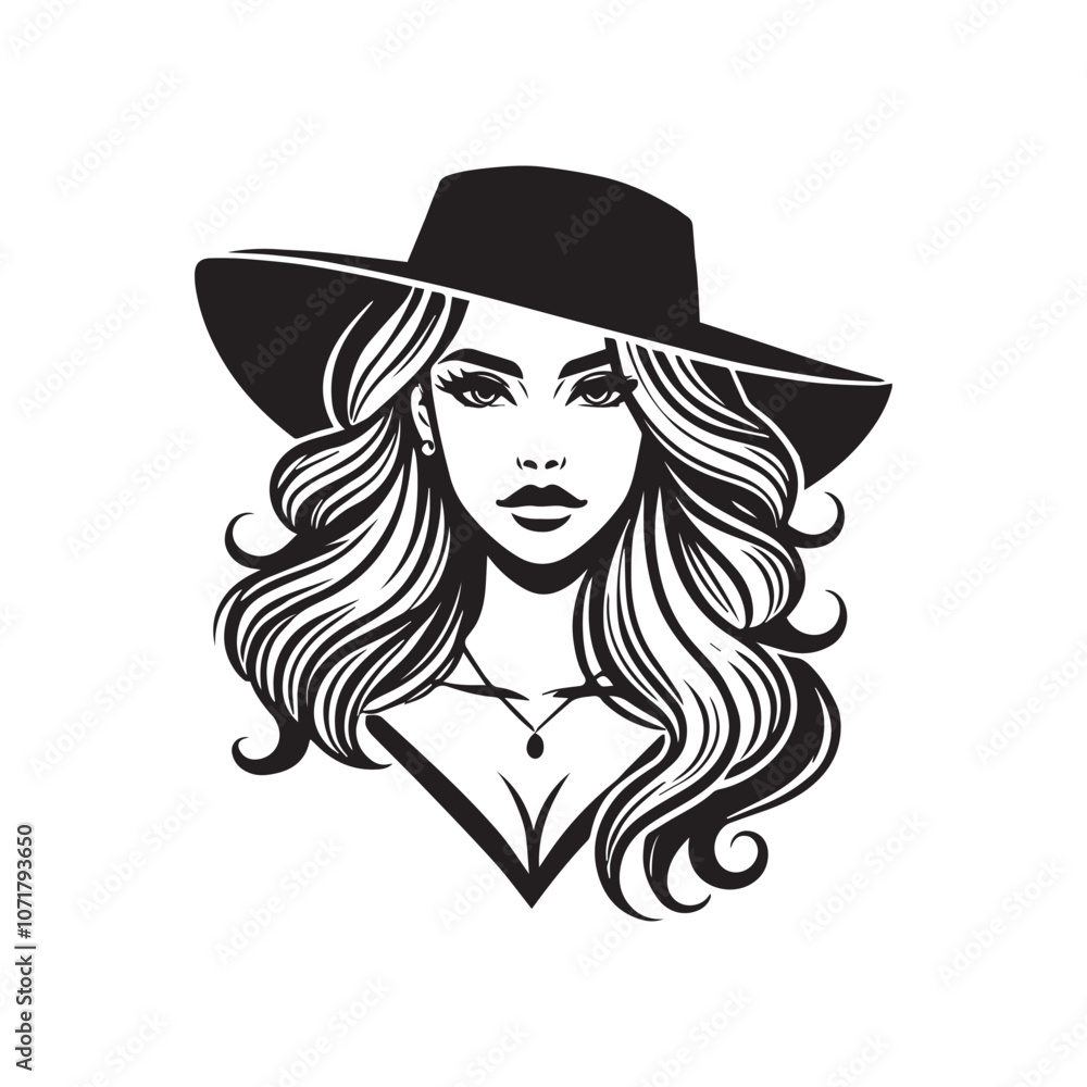 Beautiful Woman Vector illustration - Cute Girl Face Clipart Design
Beautiful Woman Vector illustration - Cute Girl Face Clipart Design