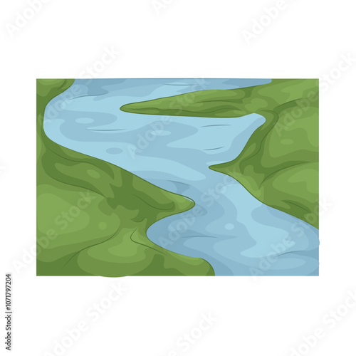 Illustration of river 