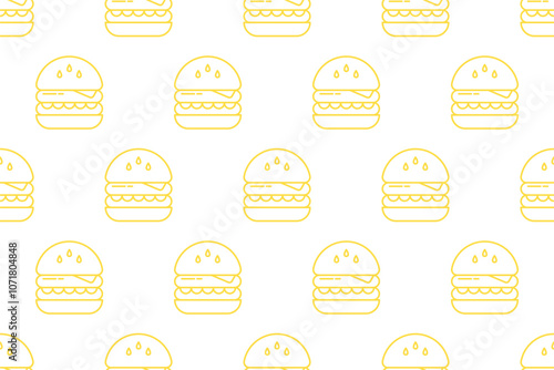 Food icon seamless pattern background