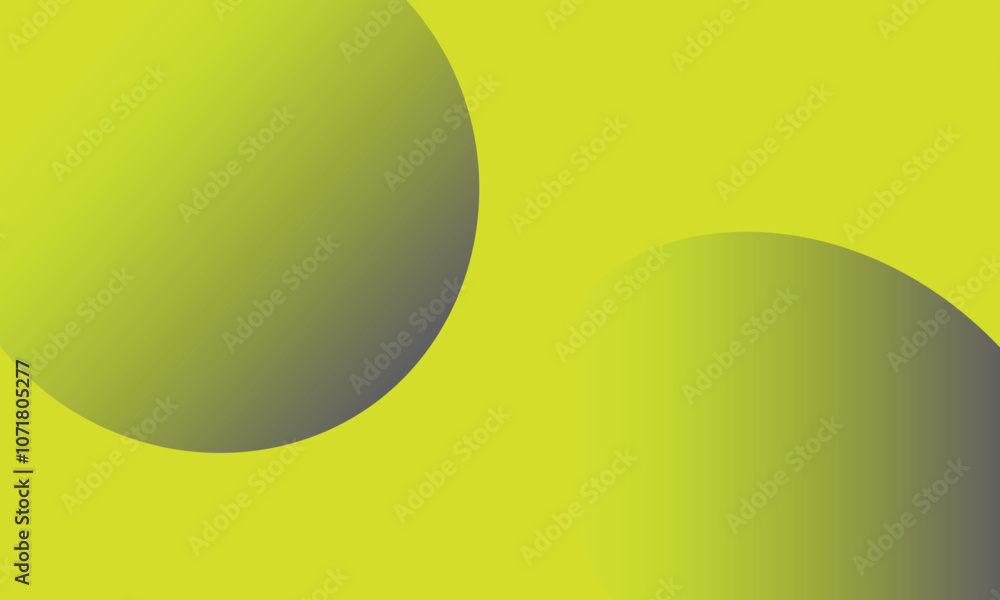Minimalist design style with yellow and black balanced asymmetric circles and gentle color gradients Minimalist design style with yellow and black balanced asymmetric circles and gentle color gradients