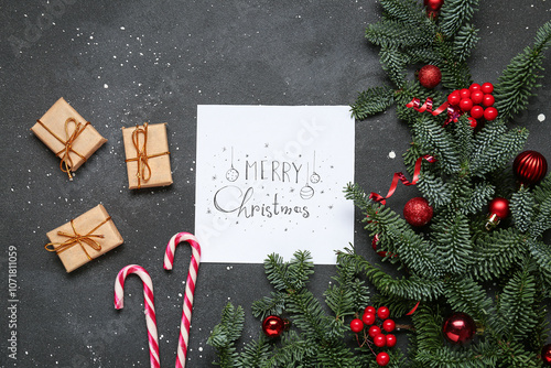 Composition with Christmas ...