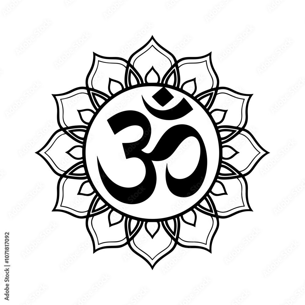Fototapeta premium om yoga symbol