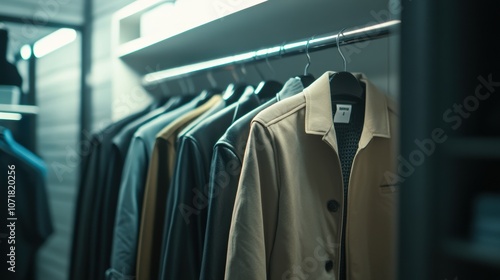 Coats on Hanger.