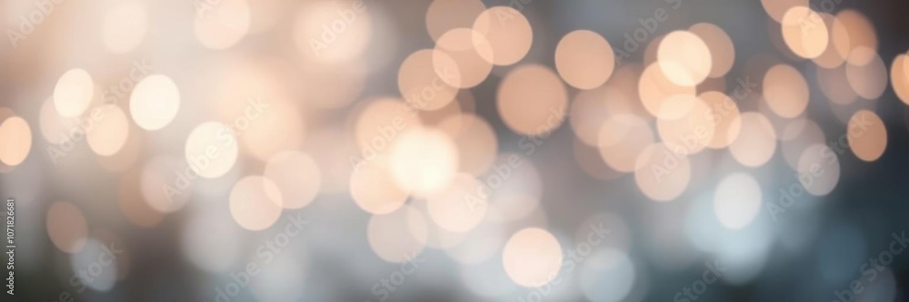 Fototapeta premium Blurred white and gray bokeh lights creating a dreamy and ethereal background, ethereal, soft