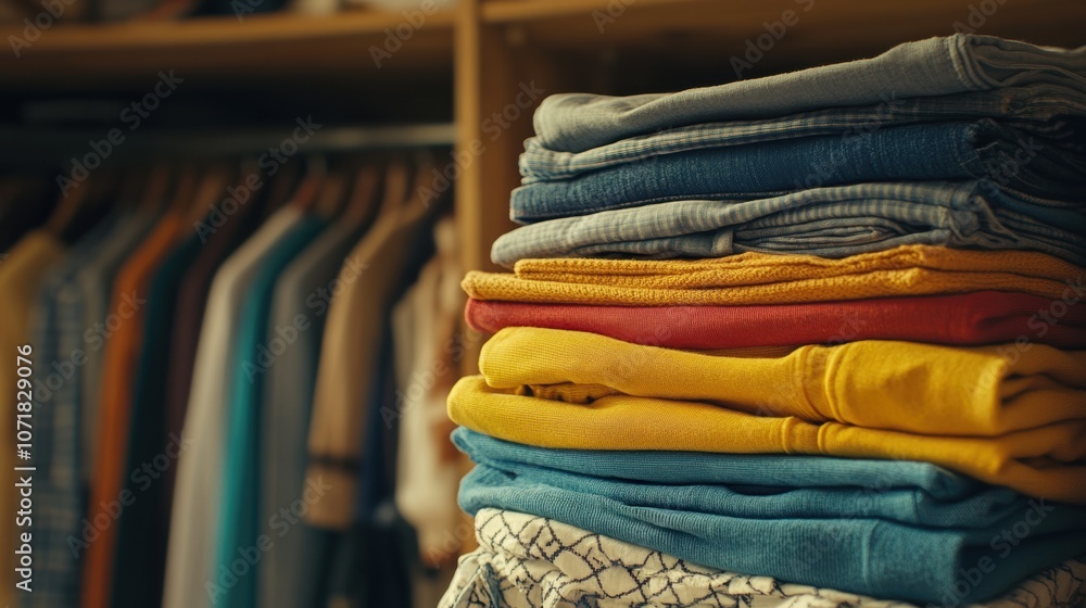Stacked Clothes. Stacked Clothes.