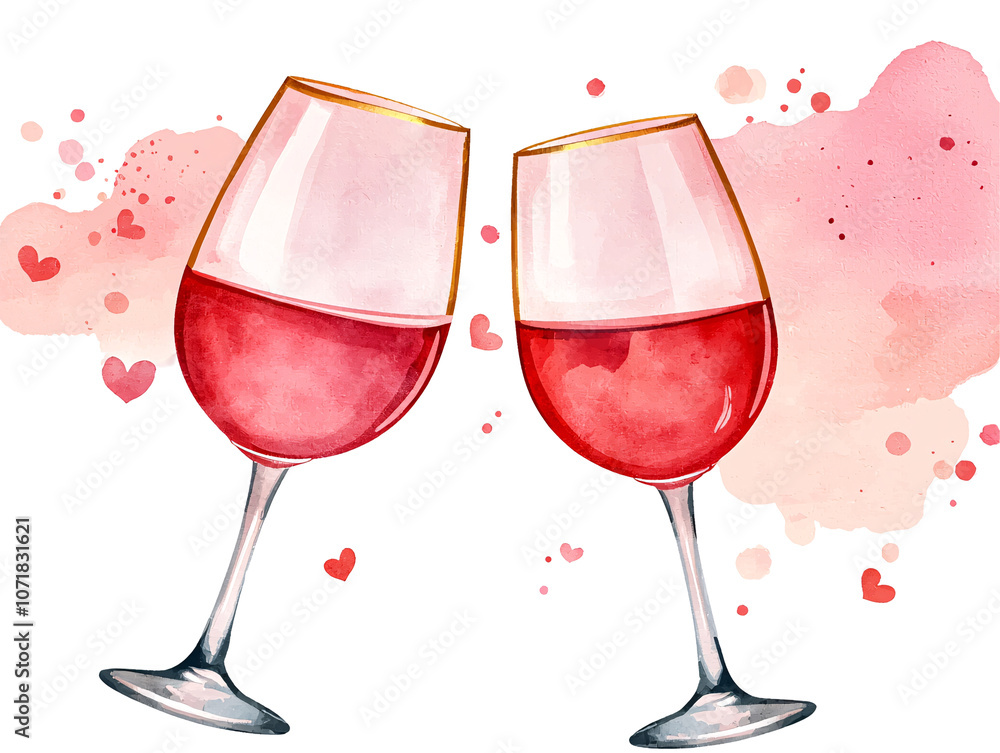 a pair of wine glasses with red liquid a pair of wine glasses with red liquid