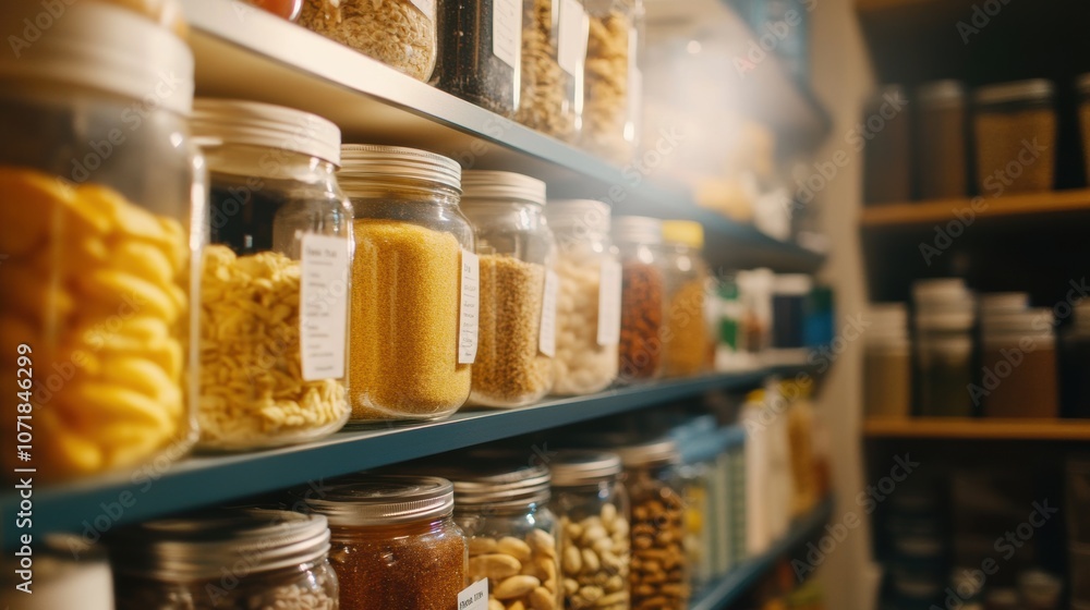Obraz premium Pantry Storage Jars.