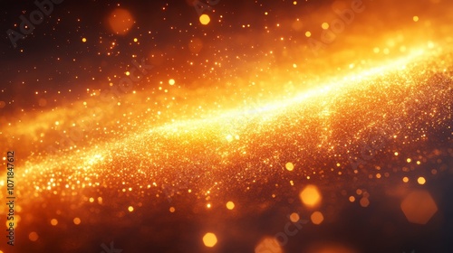 Golden Glitter Background