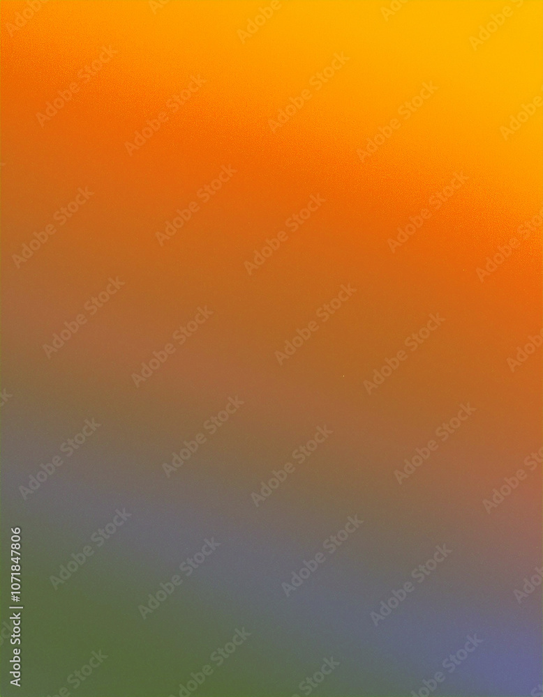 Obraz premium Abstract Gradient Background in Orange, Green,
