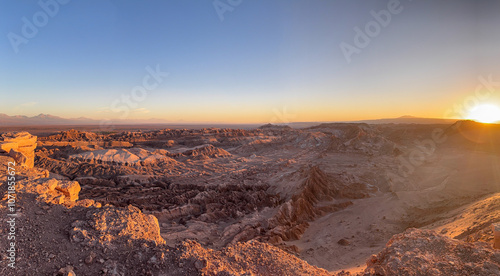Paisagens Surreais do Valle de la Luna no Deserto do Atacama