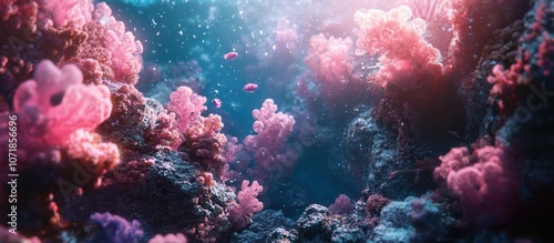 Wallpaper Mural Vibrant Underwater Coral Reef Torontodigital.ca