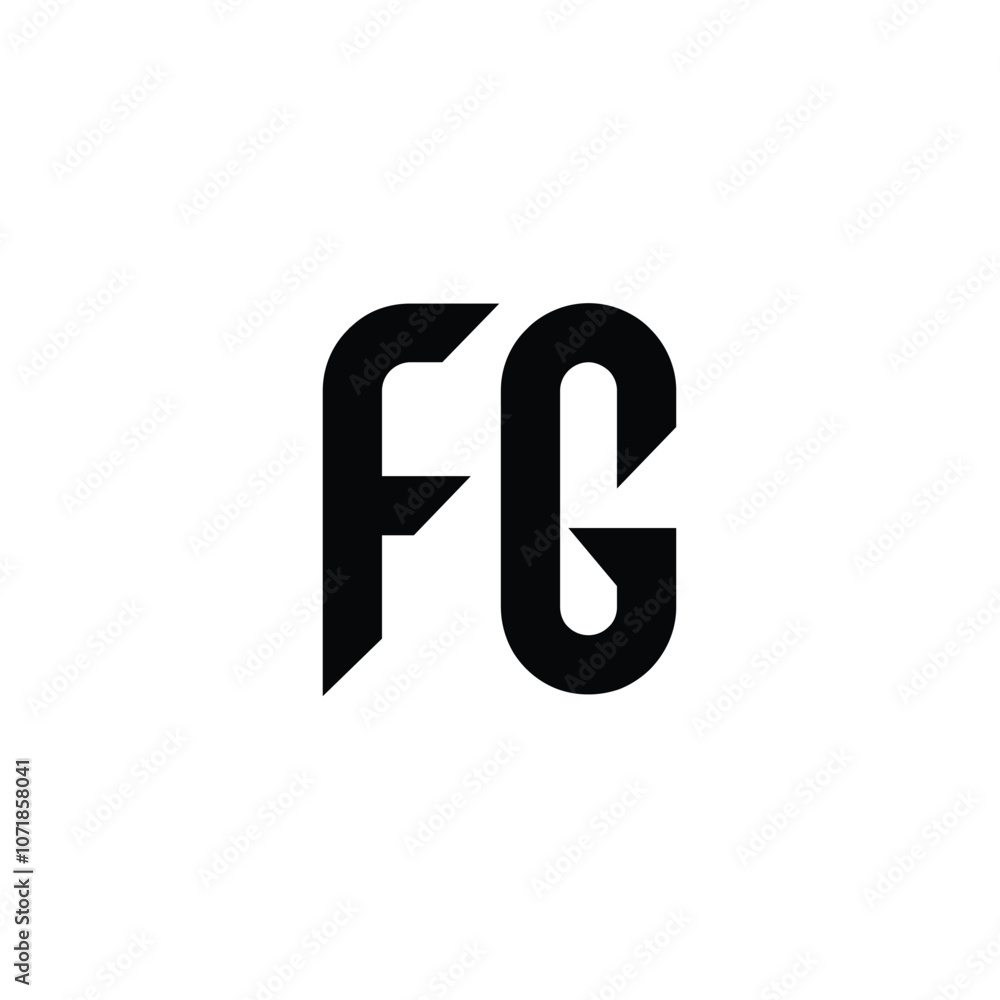 FG monogram logo design letter text name symbol monochrome logotype alphabet character simple logo FG monogram logo design letter text name symbol monochrome logotype alphabet character simple logo