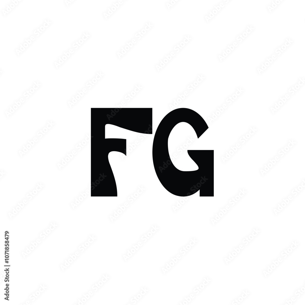 FG monogram logo design letter text name symbol monochrome logotype alphabet character simple logo FG monogram logo design letter text name symbol monochrome logotype alphabet character simple logo