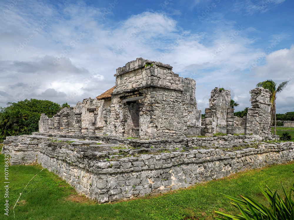 Tulum maya historical archeological site yucatan mexico Tulum maya historical archeological site yucatan mexico