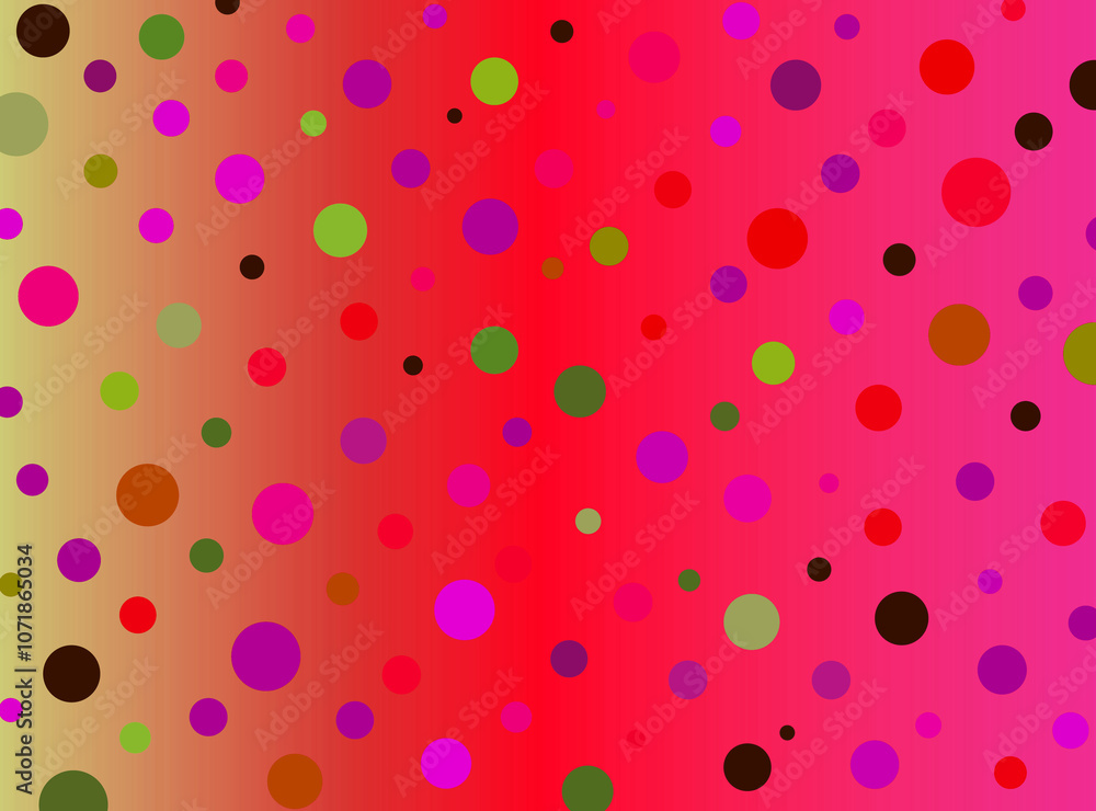 colorful background with polka dots colorful background with polka dots