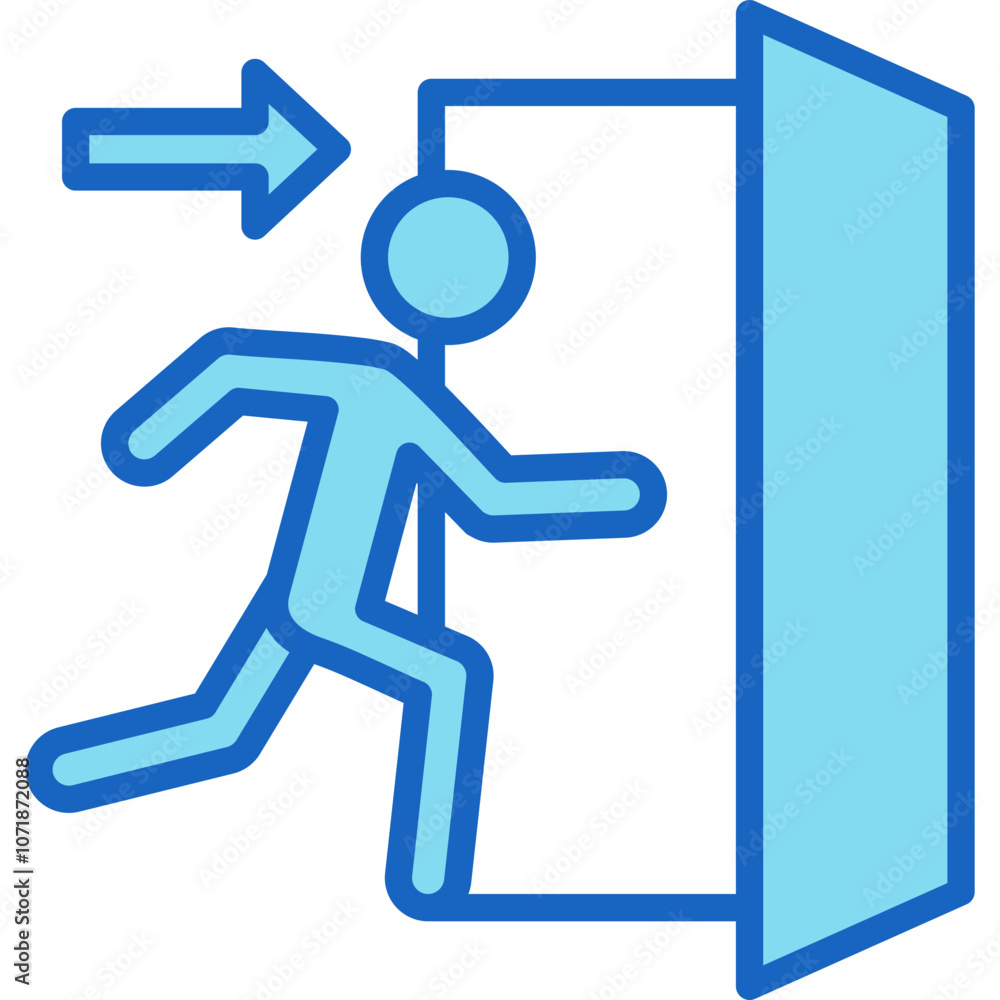 Emergency Exit Icon Emergency Exit Icon