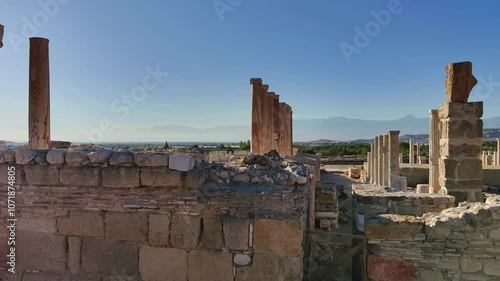 Tripolis on the Meander Ancient City in Denizli City, Turkiye photo