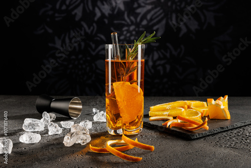 Aperol Cocktail im Glas photo