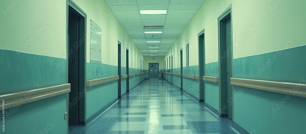 Obraz premium Hospital Corridor