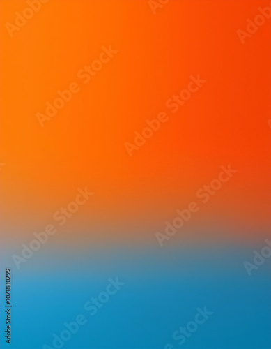 Abstract Orange and Blue Gradient Background