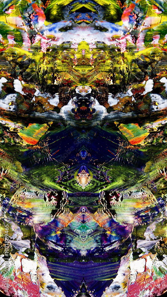 Fototapeta premium Abstract art background . Hand painting artwork on canvas .