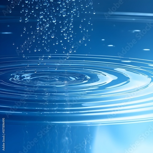 blue water background