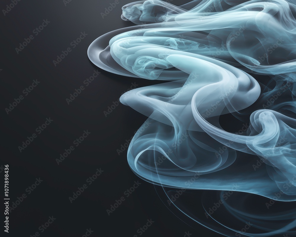 Fototapeta premium smoke abstract isolated