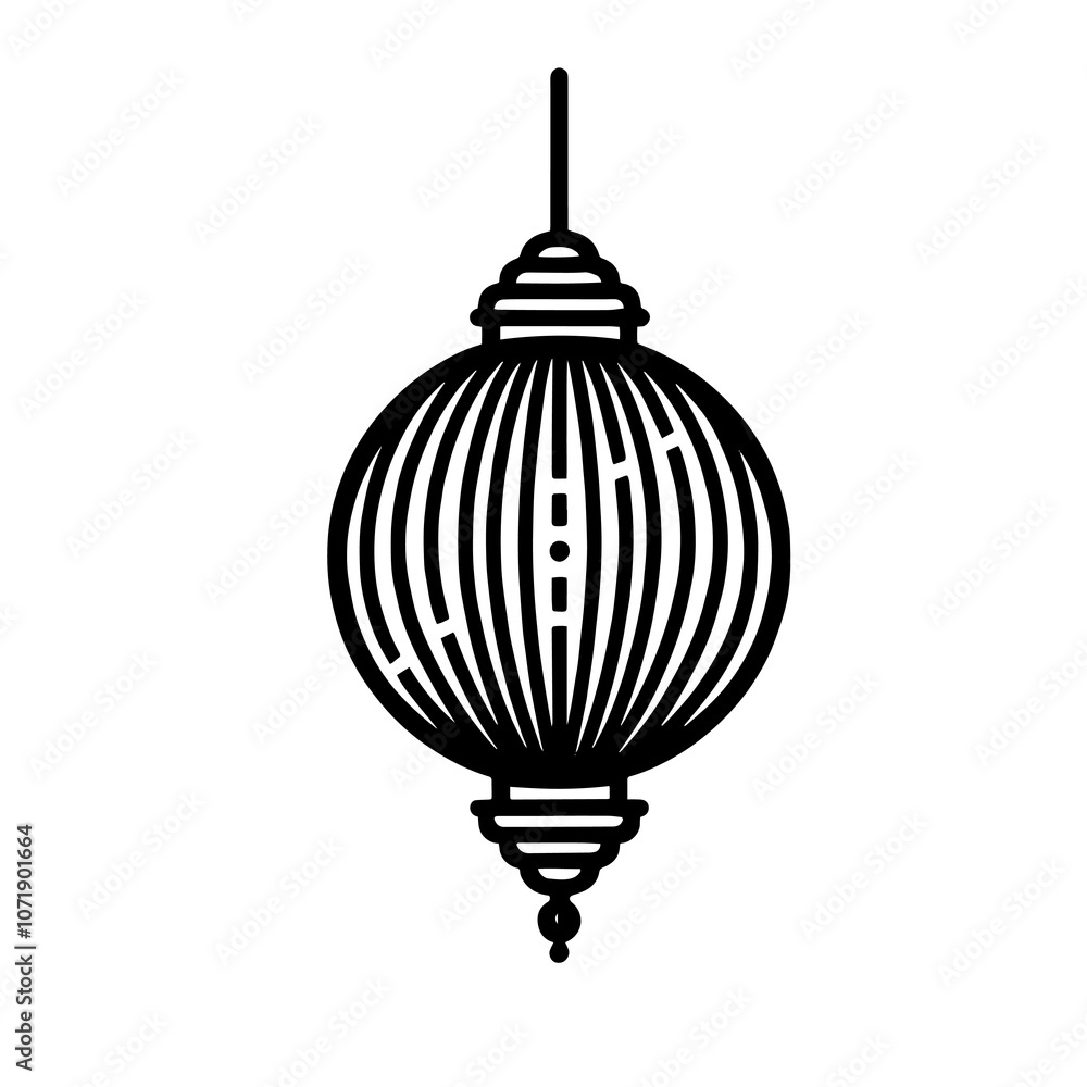Simple Vector Icon of a decorative lights – Logo Design Illustration Simple Vector Icon of a decorative lights – Logo Design Illustration