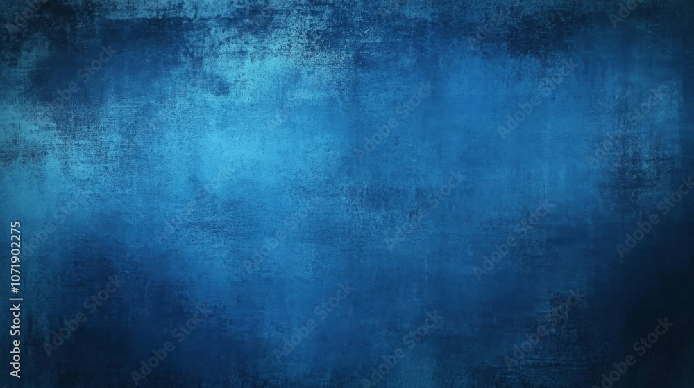 Obraz premium Blue Textured Background: Versatile Backdrop for Website Banners, Social Media, Ads - Luxury Wall, Christmas Style with Old Paint