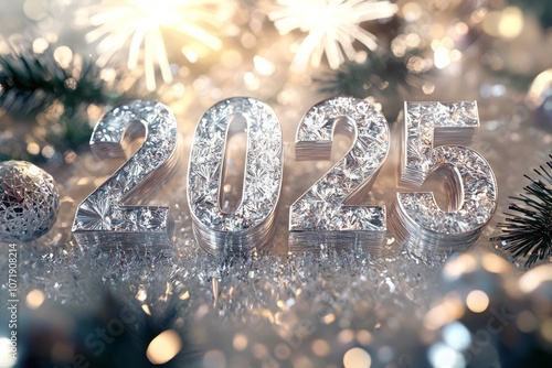 Sparkling Silver 2025 New Y...