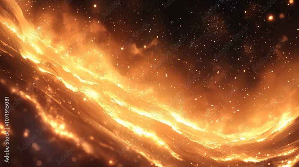 Obraz premium Inferno: The Heart of a Star