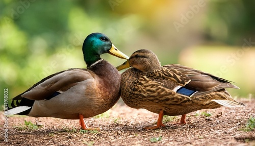 mallard wild ducks scient. name Anas platyrhynchos bird animal,