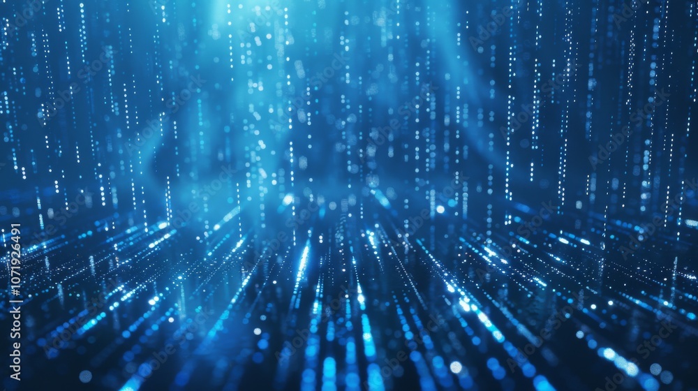 Abstract Blue Digital Technology Background Abstract Blue Digital Technology Background