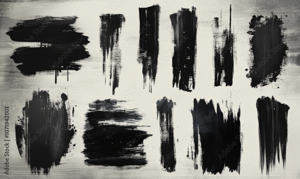 Grunge dark black sketch templates featuring rough paint brush textures Perfect for artistic designs that need bold raw brush strokes Grunge dark black sketch templates featuring rough paint brush textures Perfect for artistic designs that need bold raw brush strokes