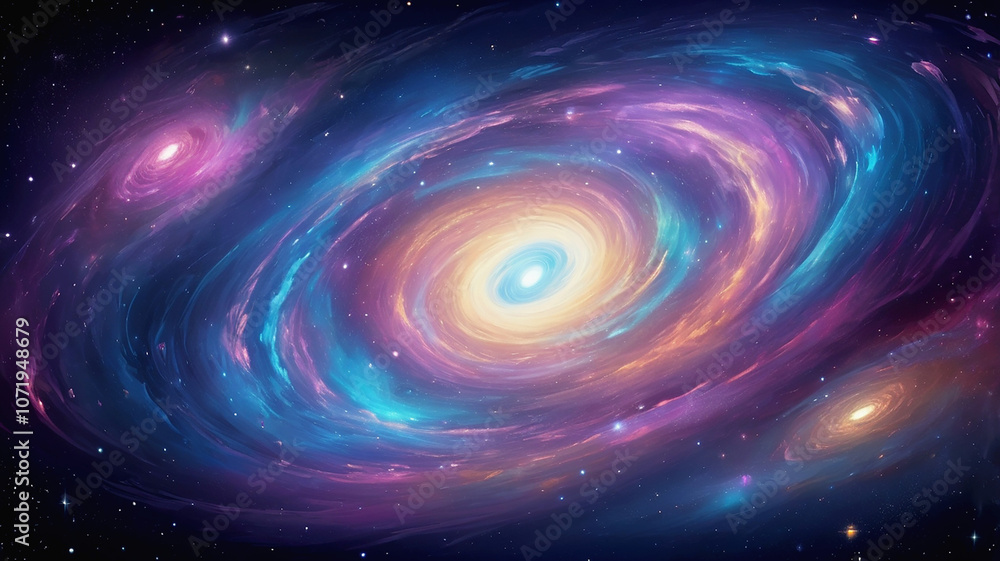 Obraz premium Holographic background