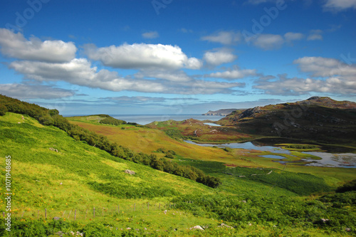 Kyle of Durness view, Scotland, UK photo