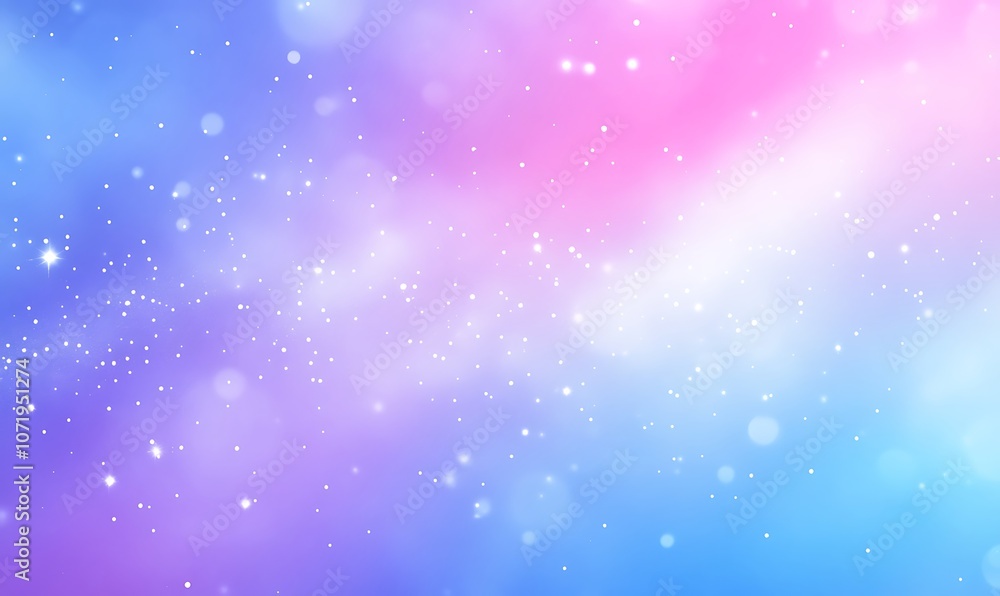 A vibrant gradient background with stars and sparkles, ideal for digital designs.