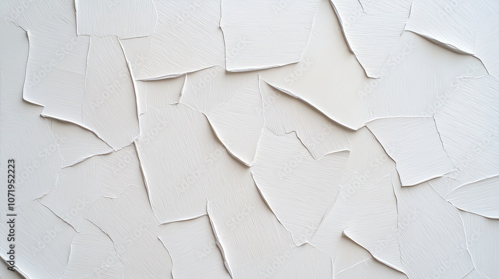 Fototapeta premium Abstract white textured pattern with rough surface