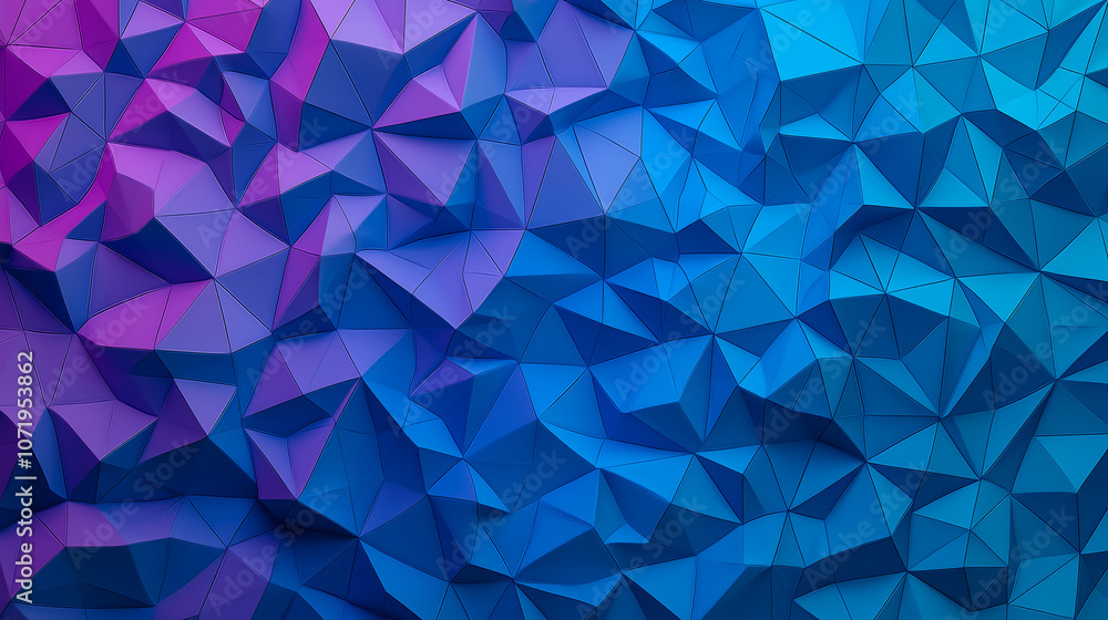 Abstract geometric patterns in cool blue and purple tones create visually striking texture, evoking sense of depth and modernity Abstract geometric patterns in cool blue and purple tones create visually striking texture, evoking sense of depth and modernity