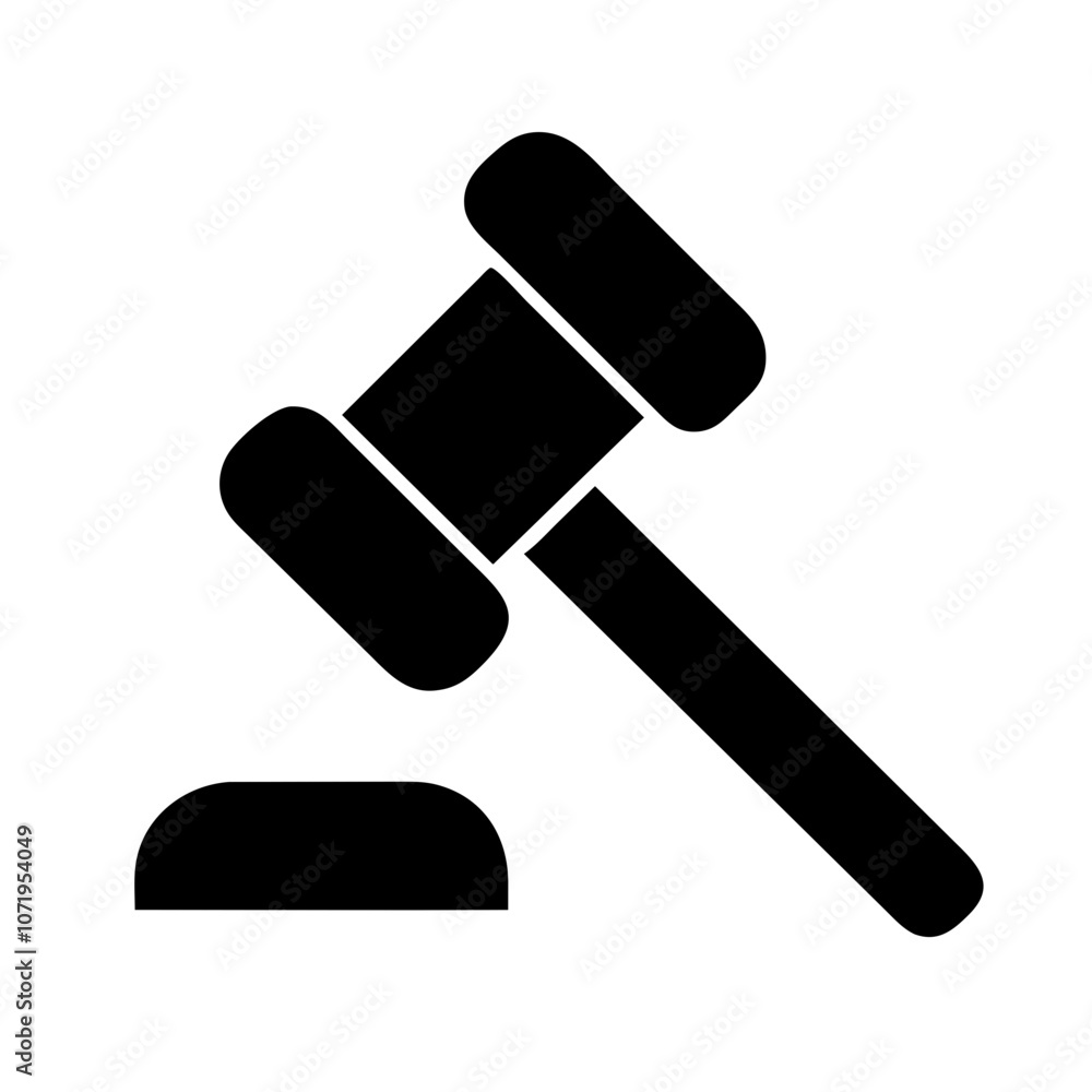 Judge Hammer Icon
