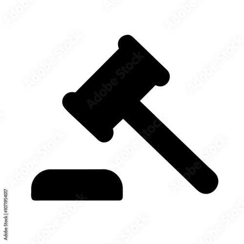 Judge Hammer Icon