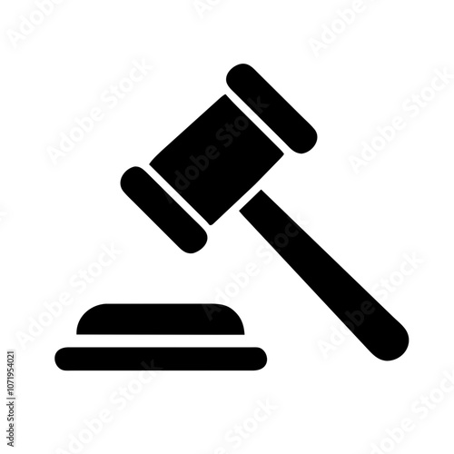 Judge Hammer Icon