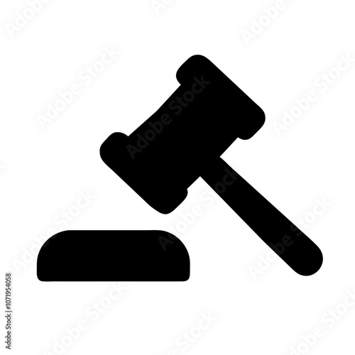 Judge Hammer Icon