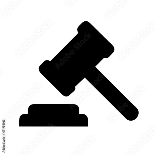 Judge Hammer Icon