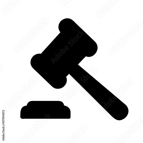 Judge Hammer Icon