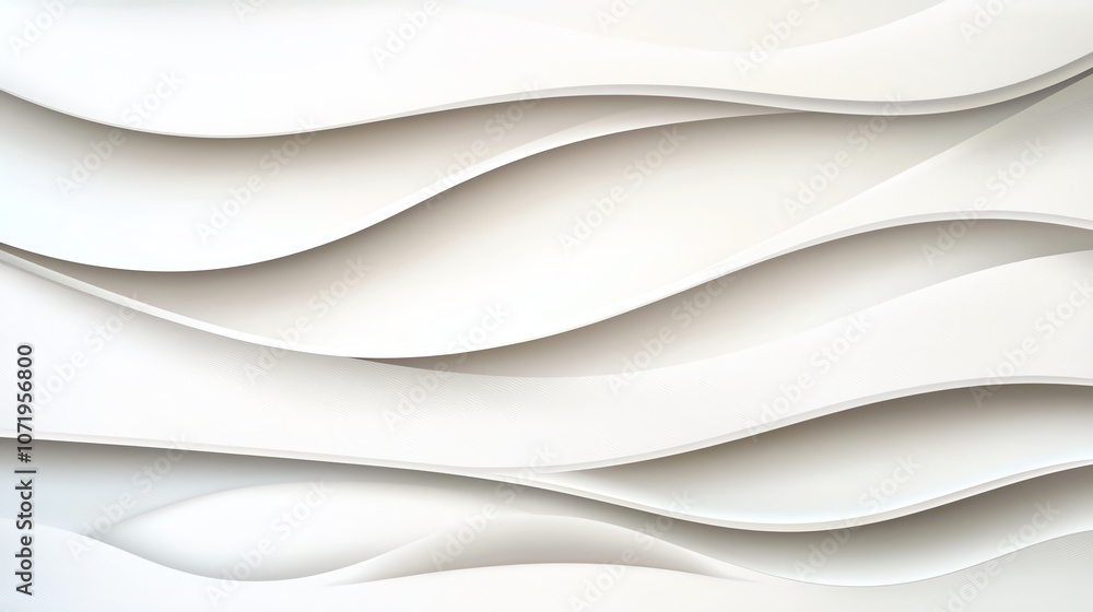 Abstract white waves textured background art Abstract white waves textured background art